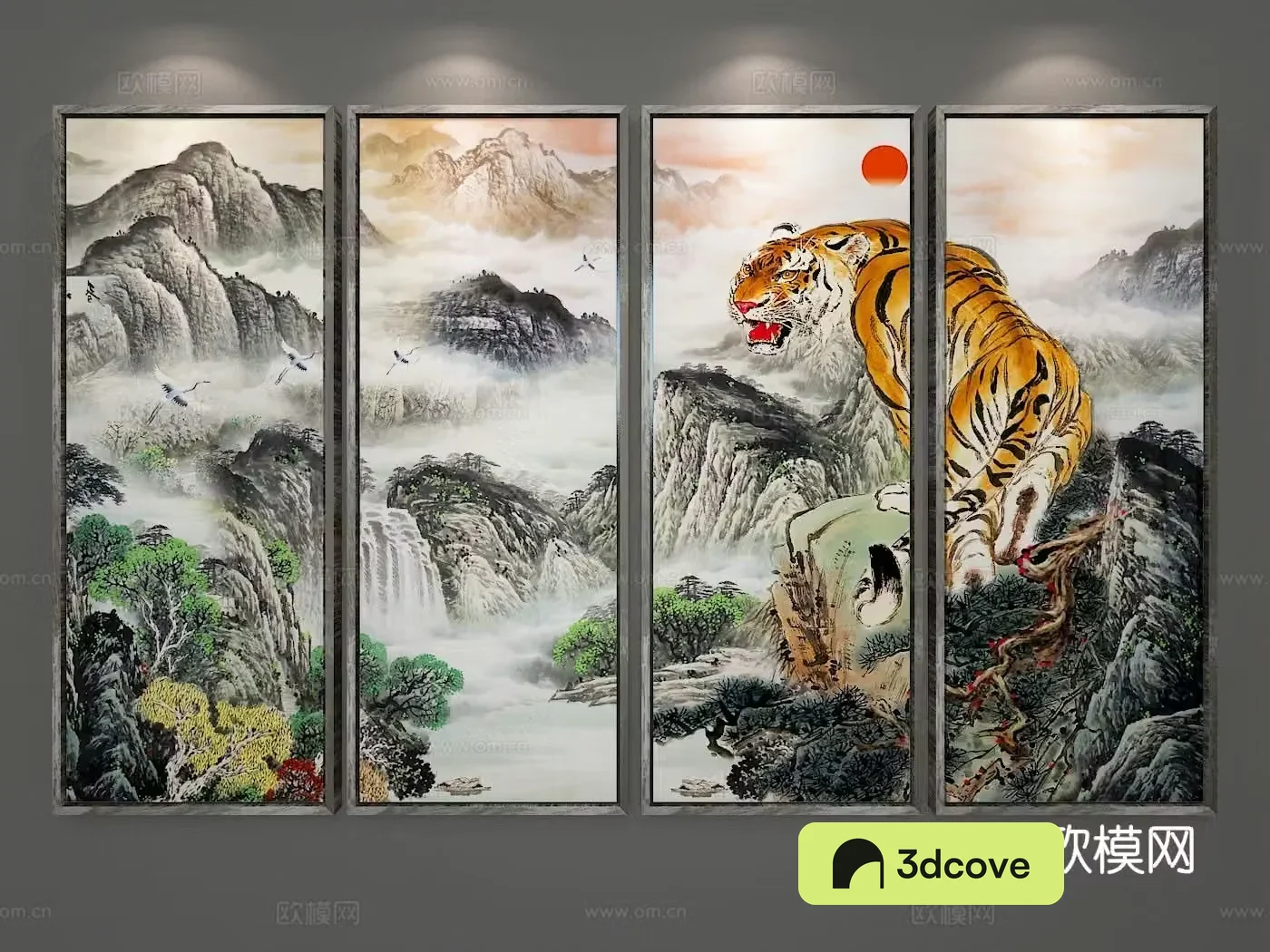 New Chinese style landscape painting decorative painting