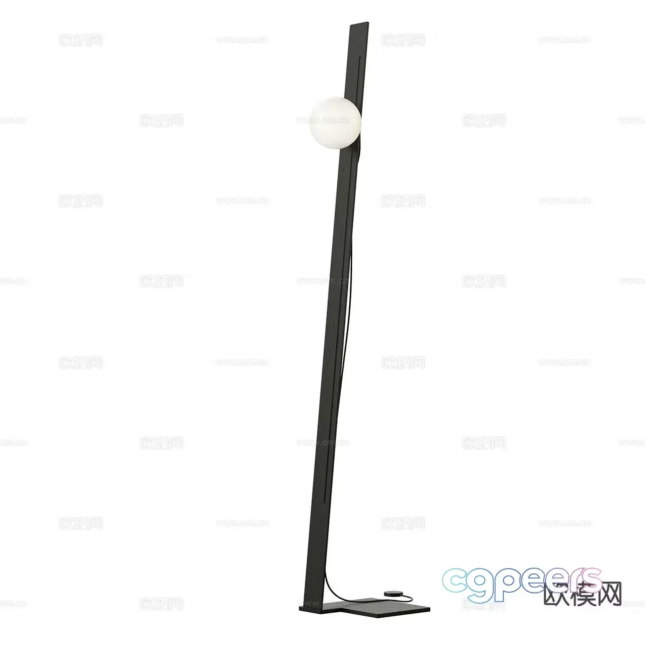 Modern floor lamp 3d model