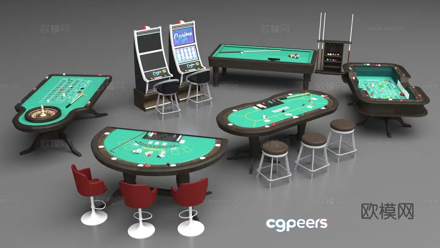 Casino props 3d model