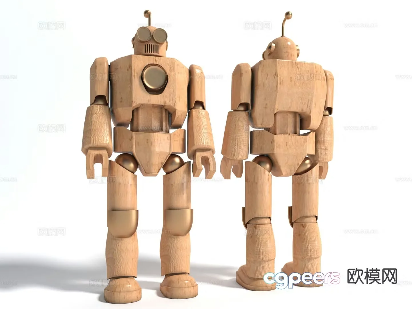 toy robot puppet 3d model