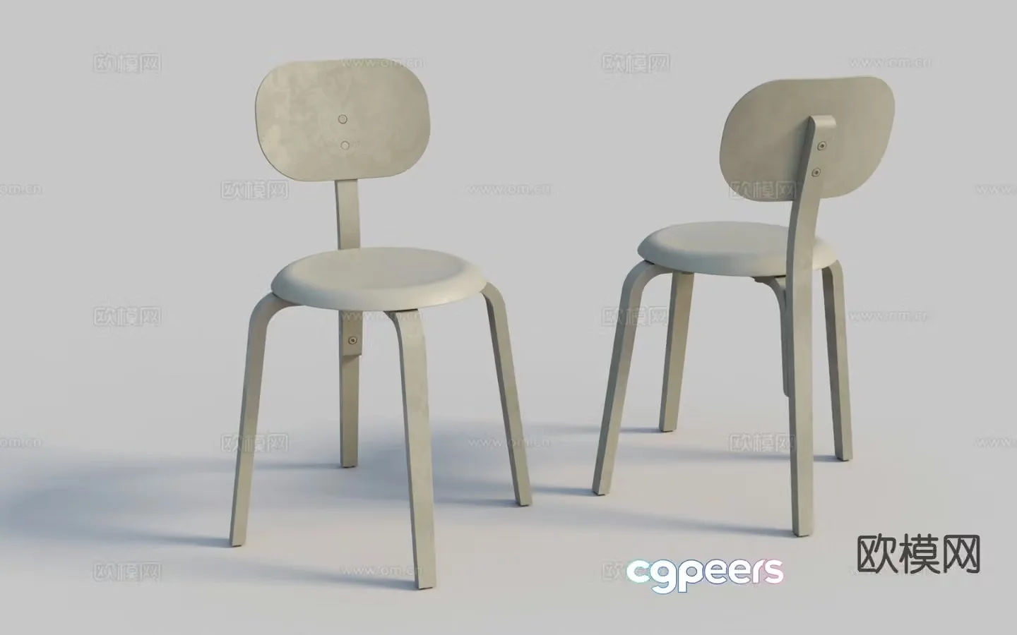 chair single chair dining chair 3d model