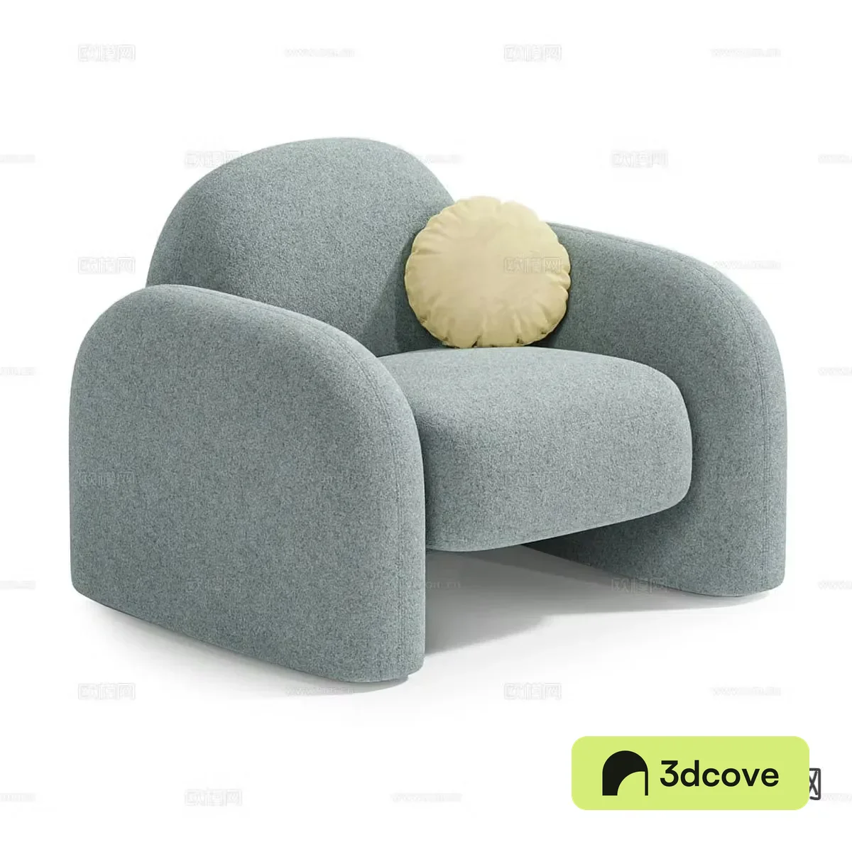 Modern single sofa leisure sofa