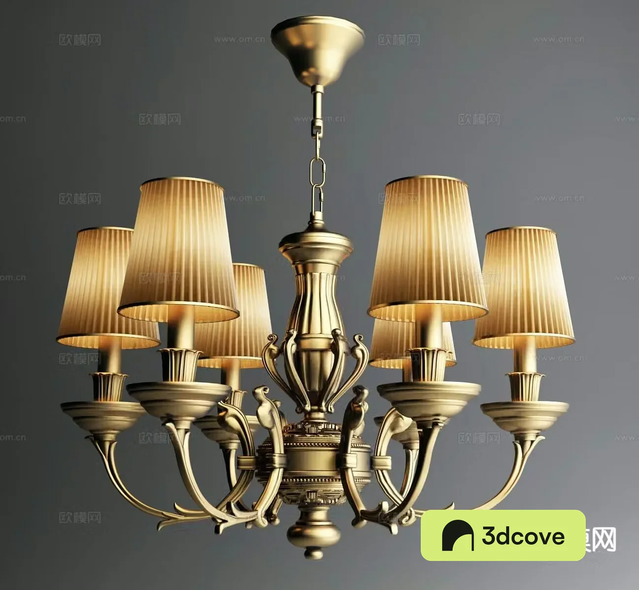 Neoclassical chandelier hall chandelier