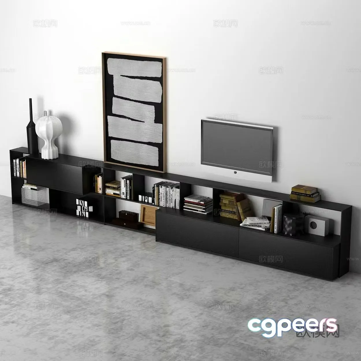 Decorative locker 3d model