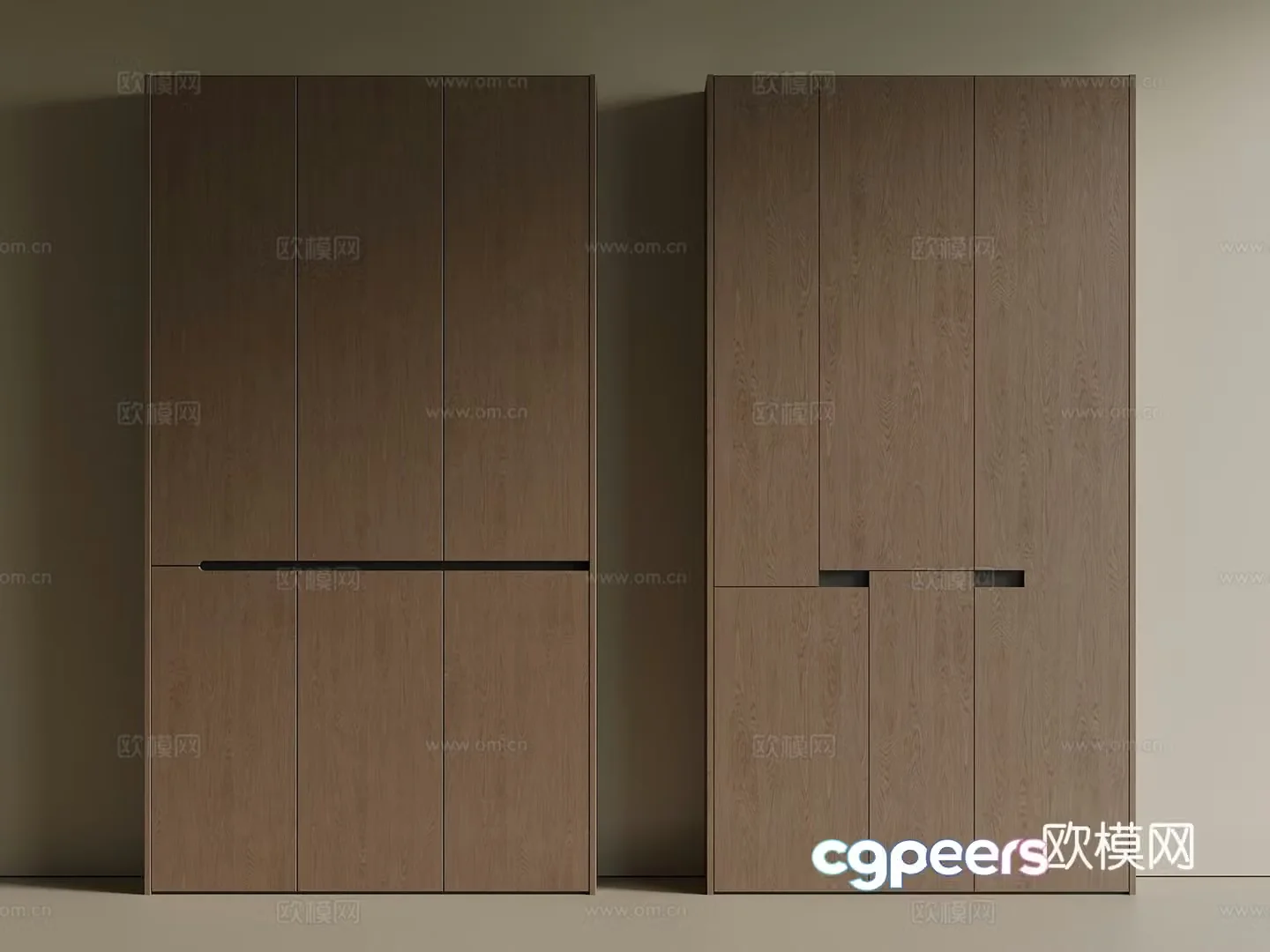 Middle Chinese style balcony cabinet locker storage cabinet 3d model