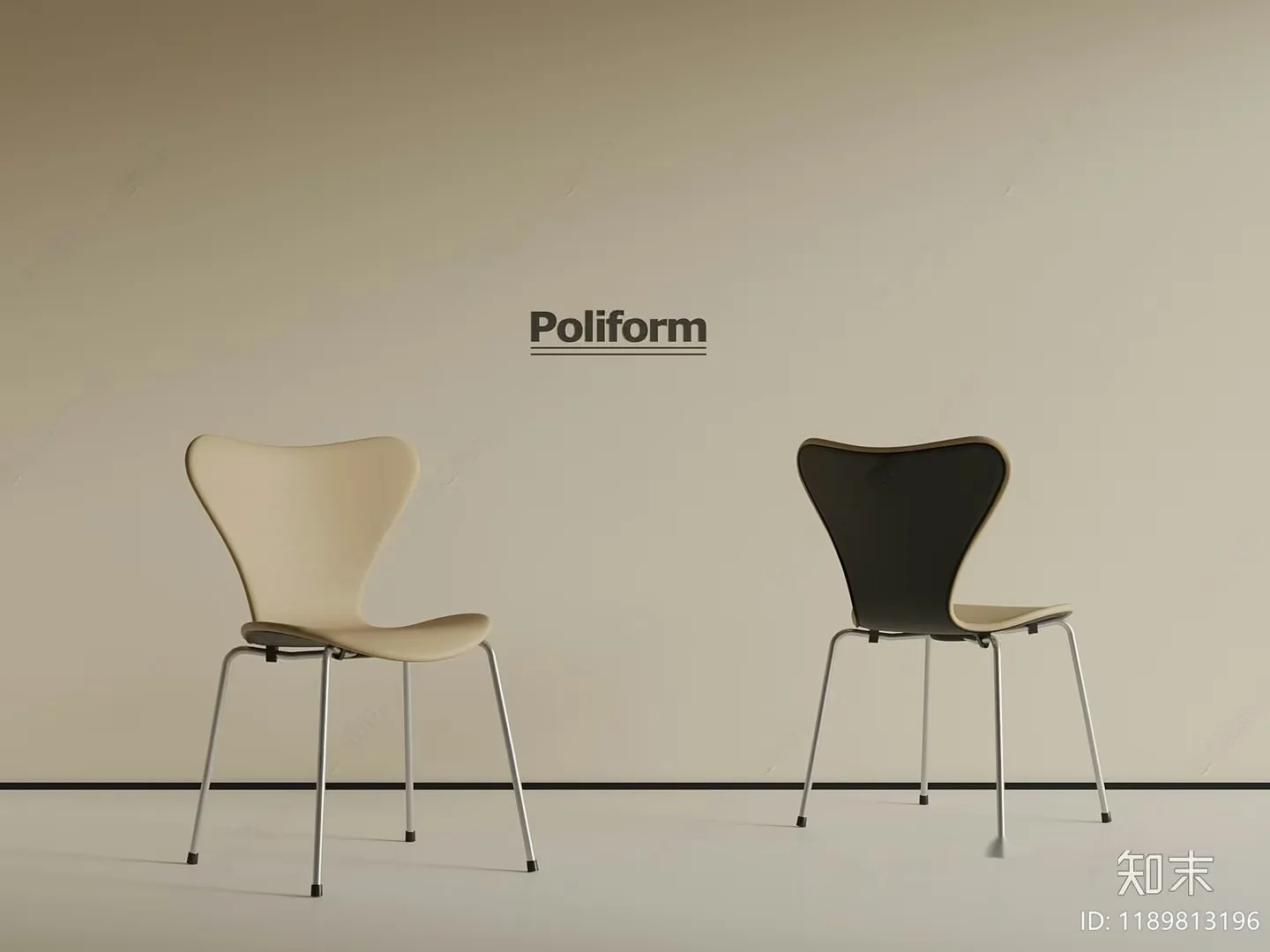 Modern Office Chairs 3D Model – 16236 – VRAY Render