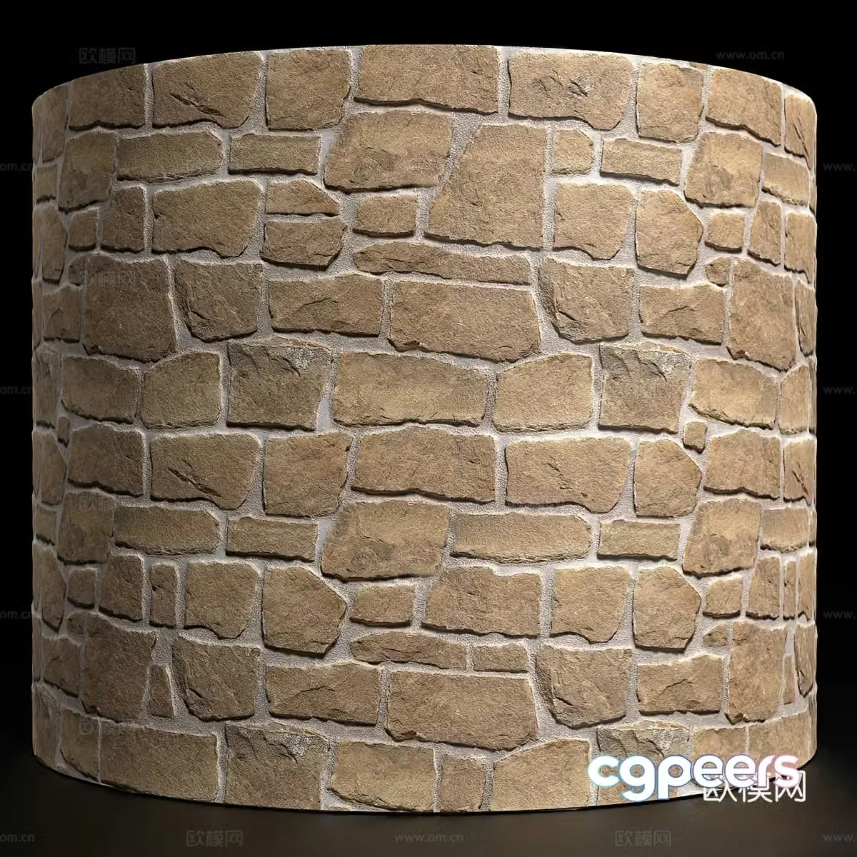 Outdoor wall tiles brick wall floor tiles 3d model
