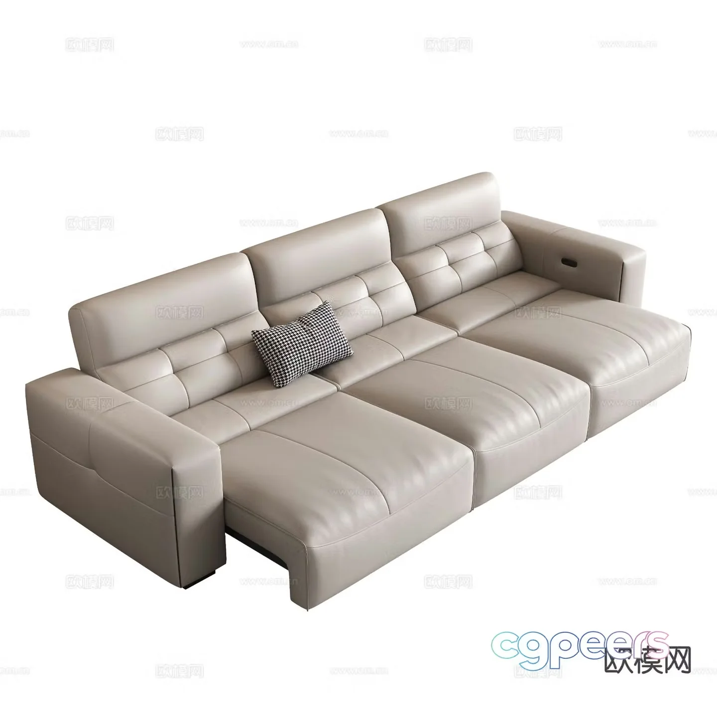 Modern functional sofa sofa bed 3d model
