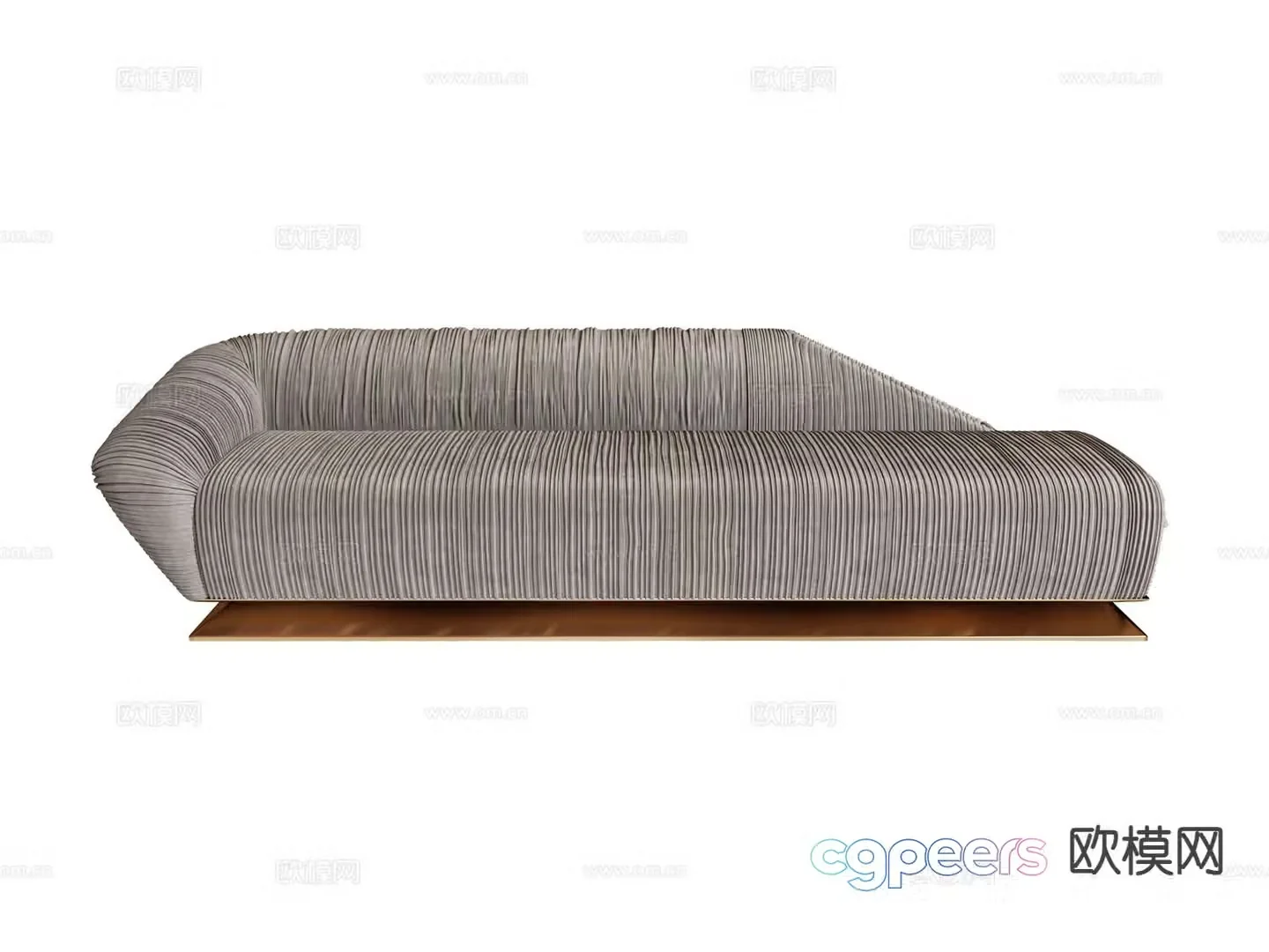 visionnaire- multi-person sofa upholstered sofa 3d model