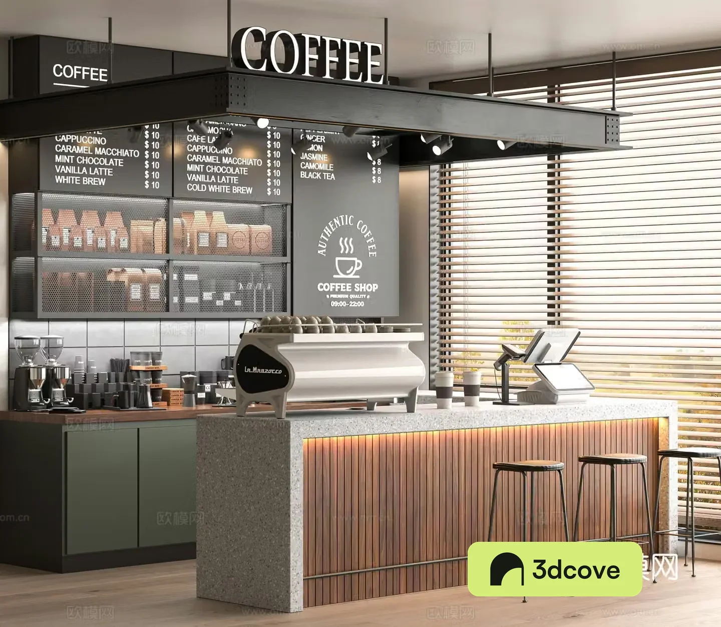 Modern cafe