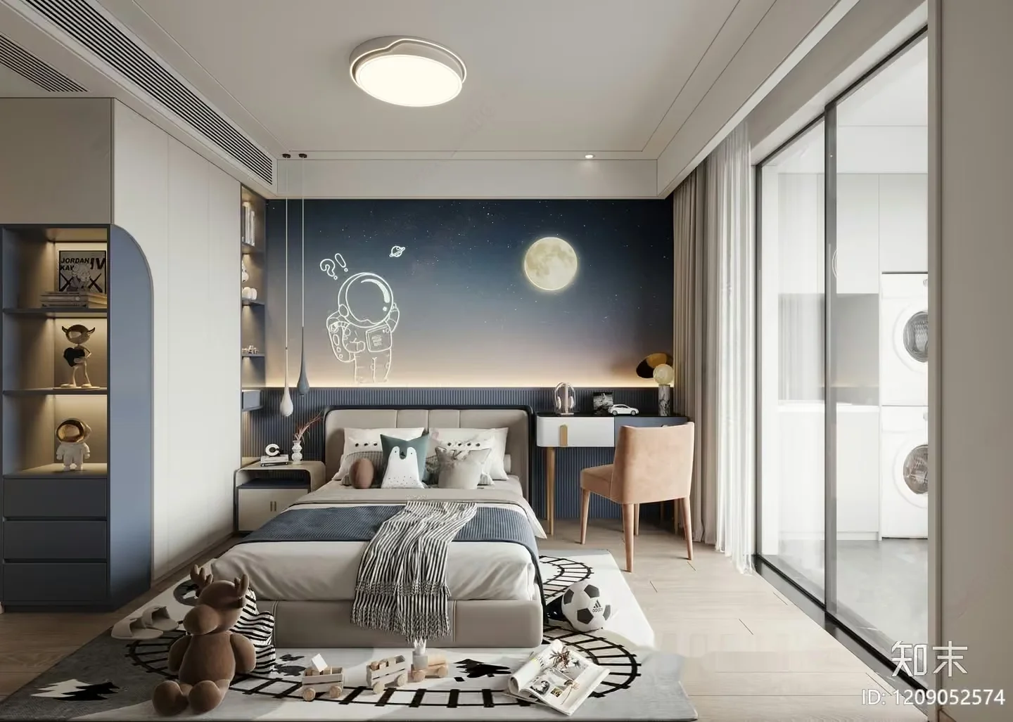 Cozy Bedroom 3D Model – 13104 – VRAY Render