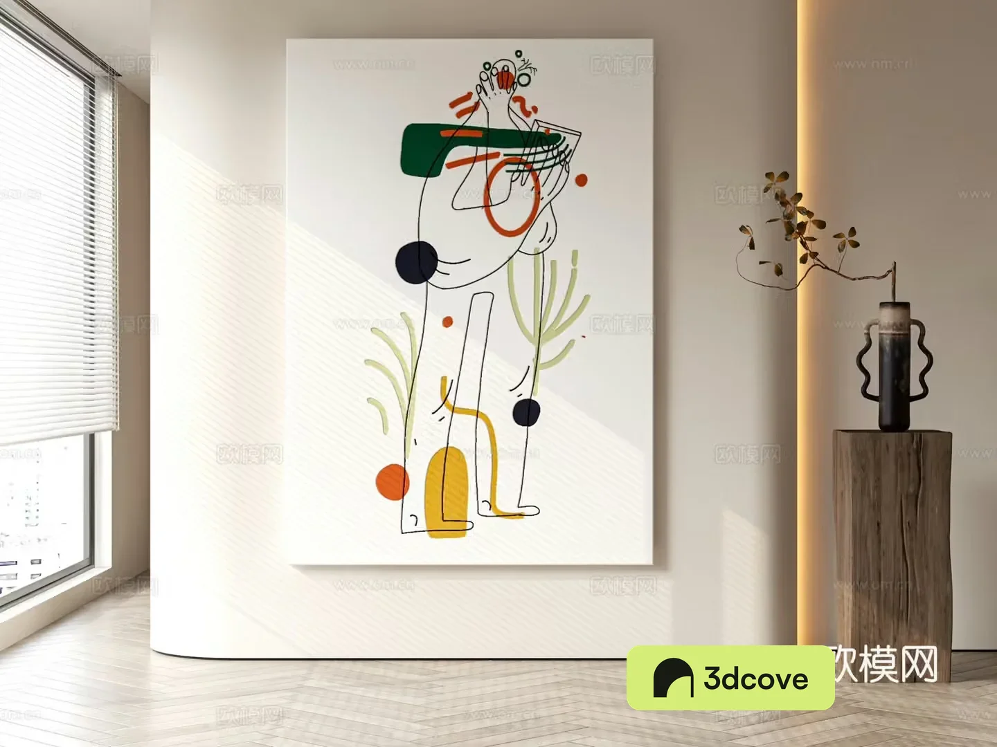 Modern style decorative painting