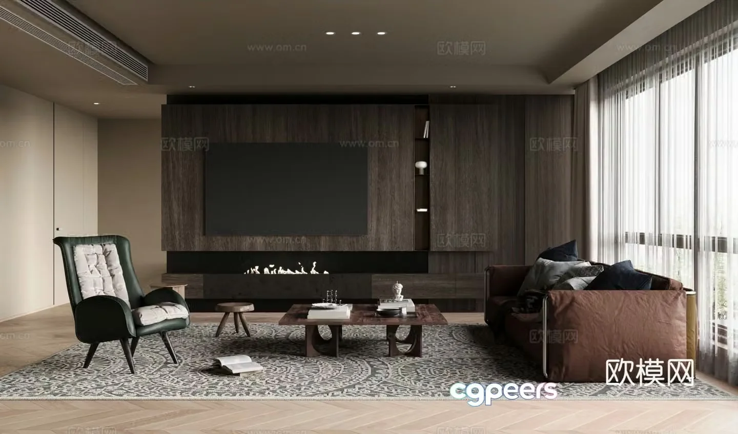 Italian living room 3d model
