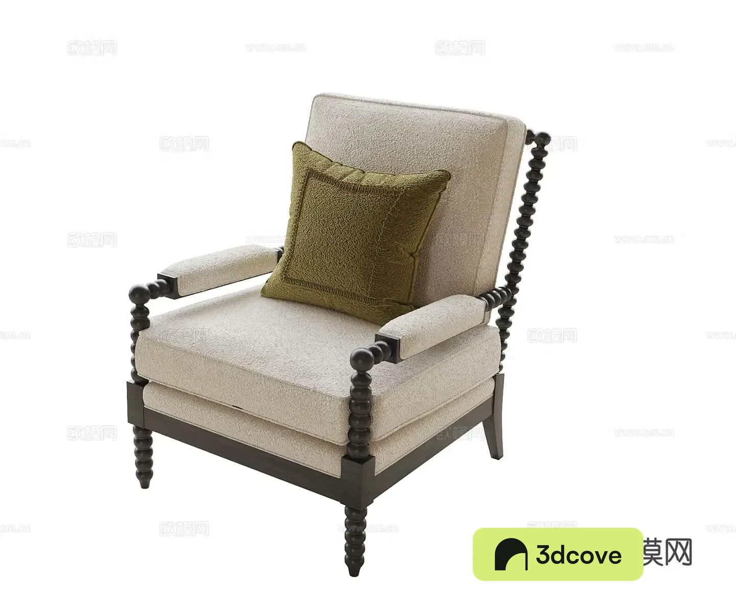 French chair lounge chair