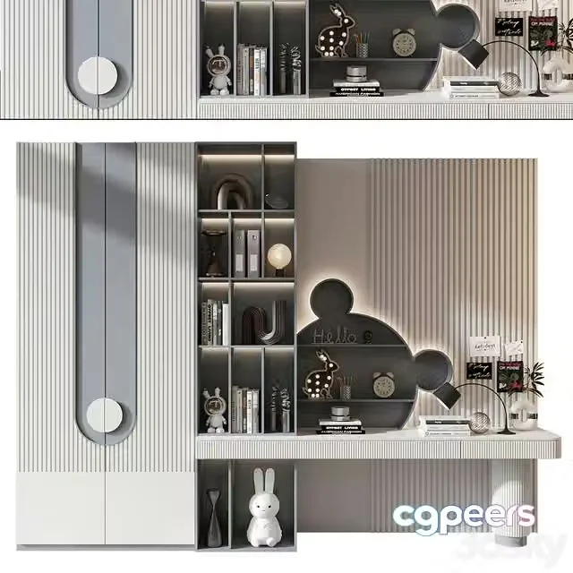 3ds Max Free – Furniture composition 755