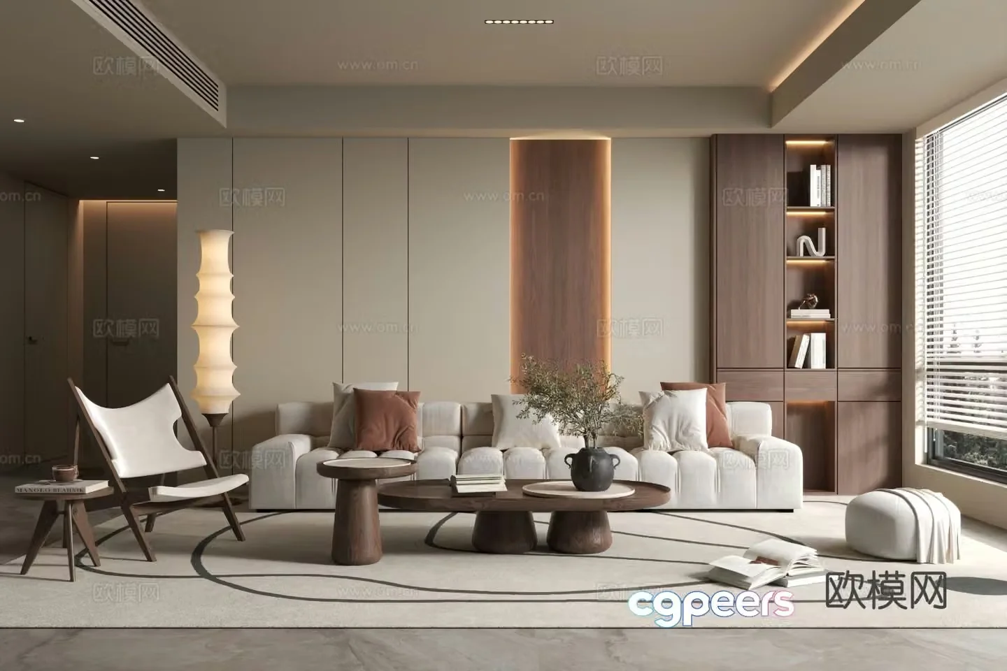 Medieval style living room 3D model