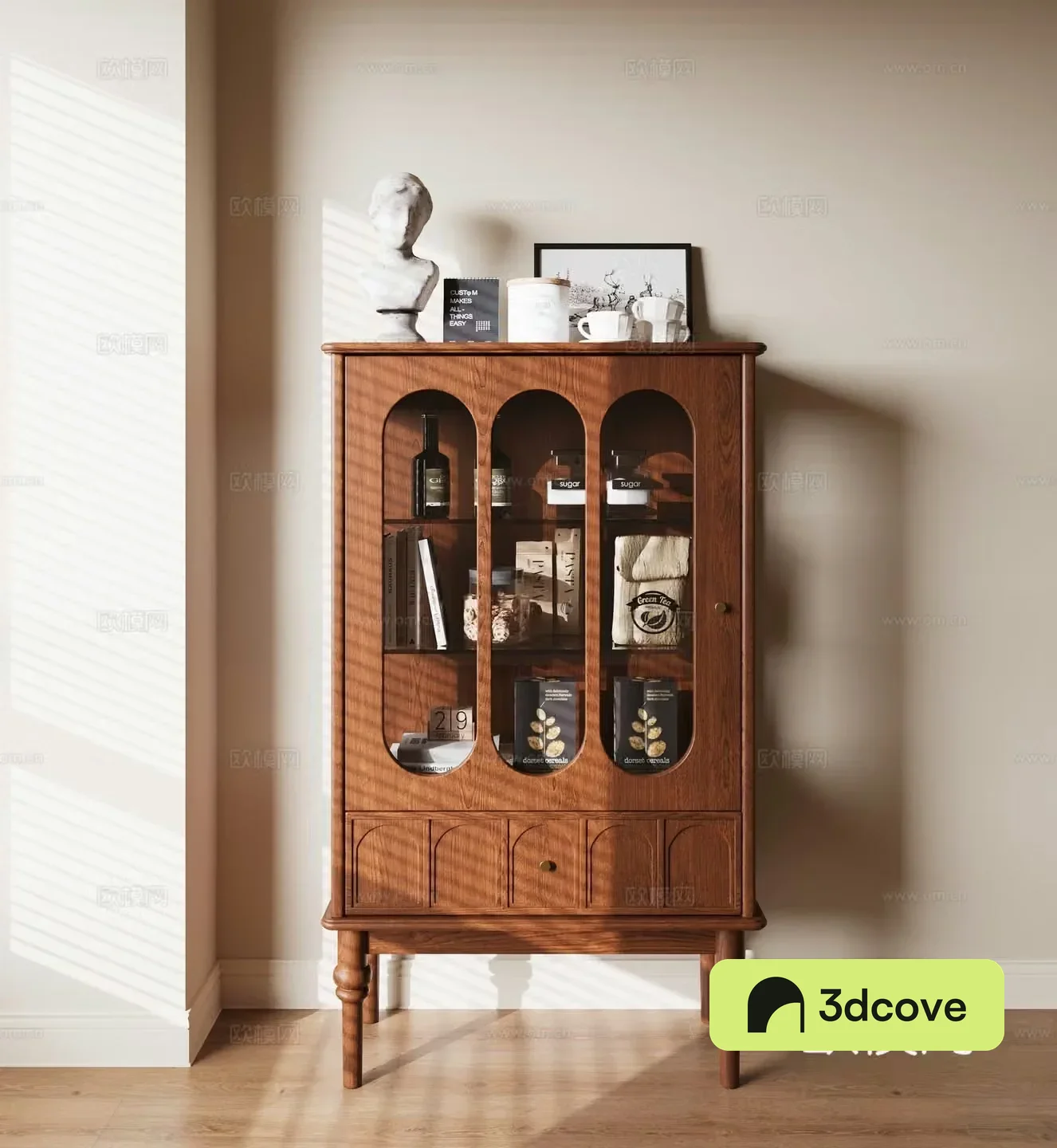 Medieval style sideboard