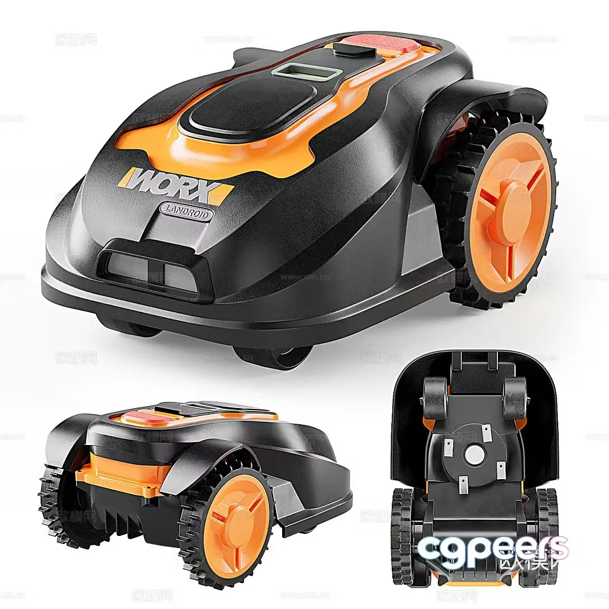 Children’s toy car 3d model
