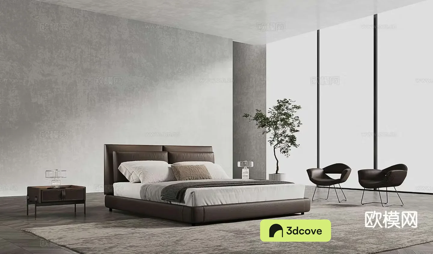 Italian double bed
