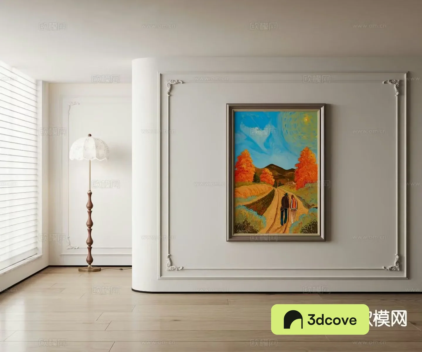 American decorative painting landscape oil painting