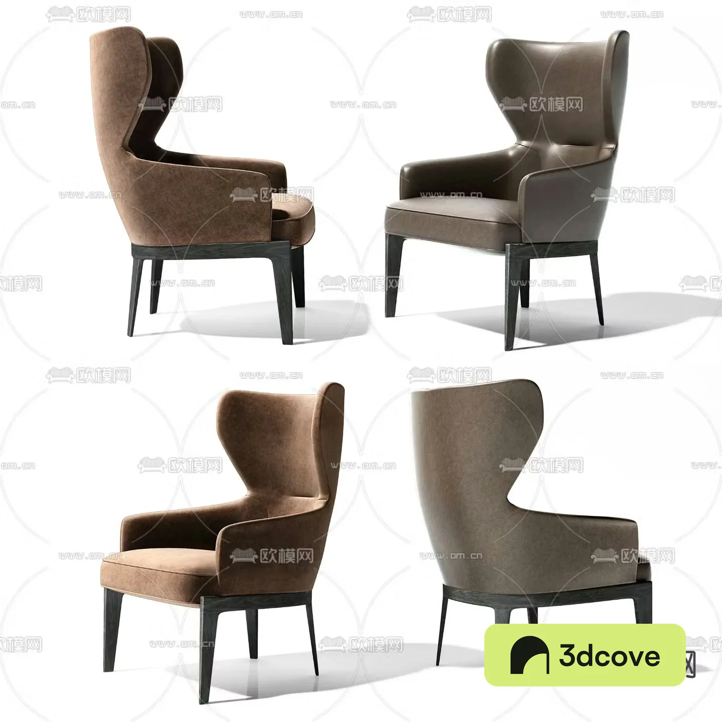 Molteni&C modern fabric lounge chair