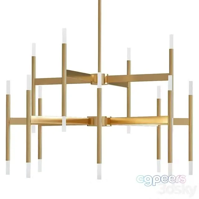 3ds Max Free – Elan chandeliers