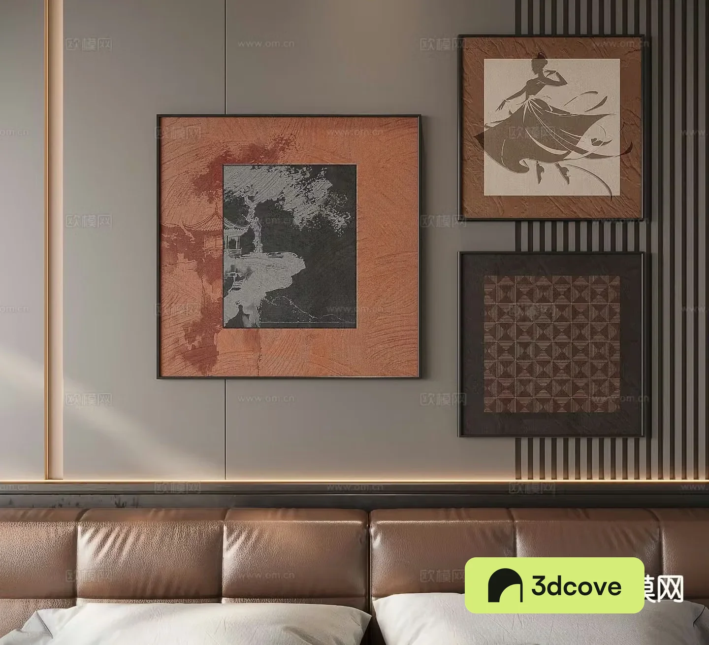 Medieval style art painting texture painting decorative painting