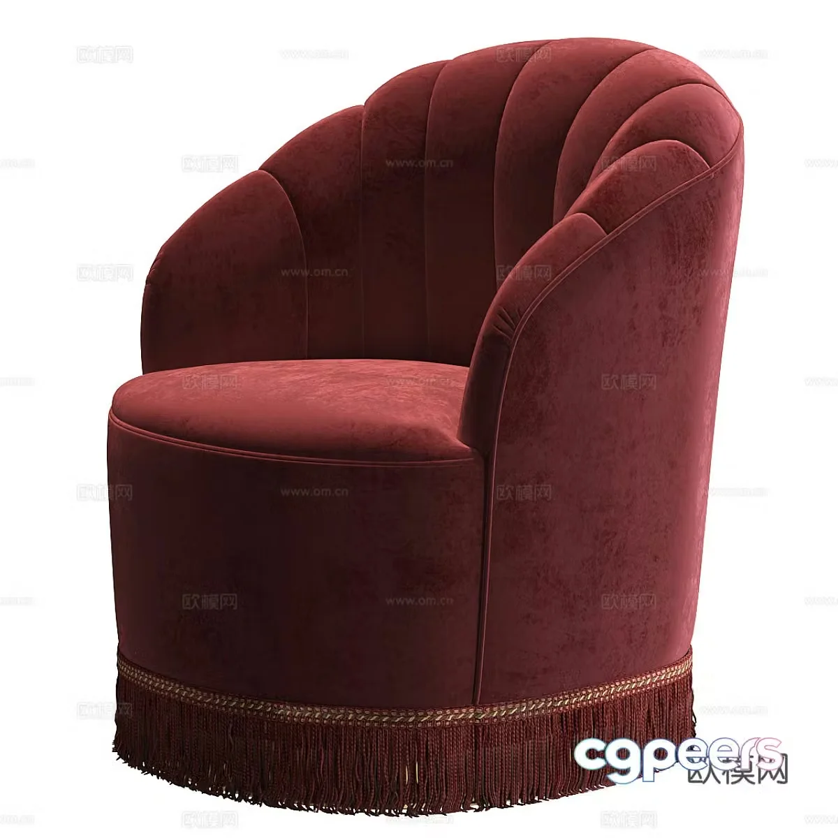American casual sofa 3d model