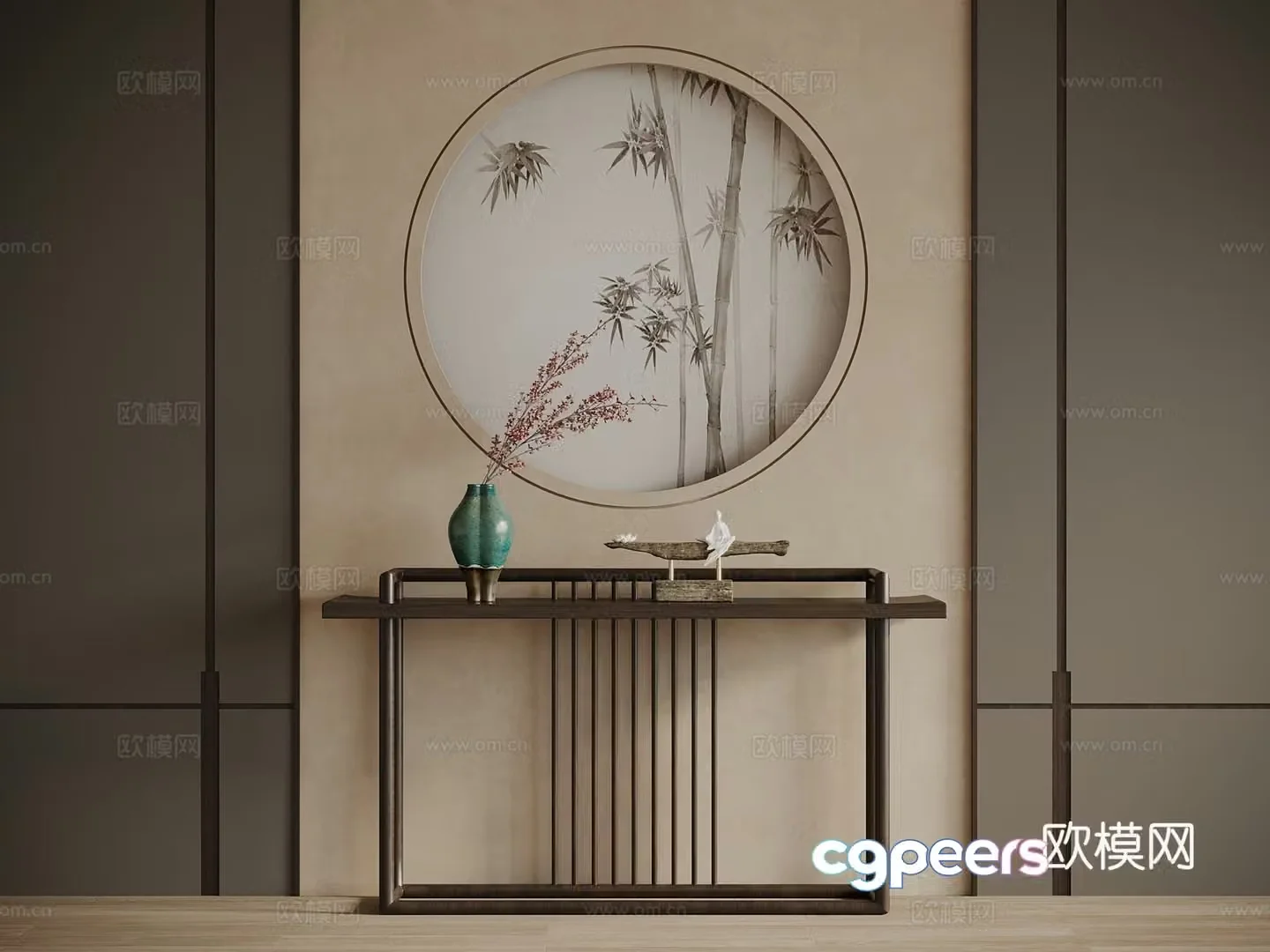 New Chinese style Chinese style 3D model