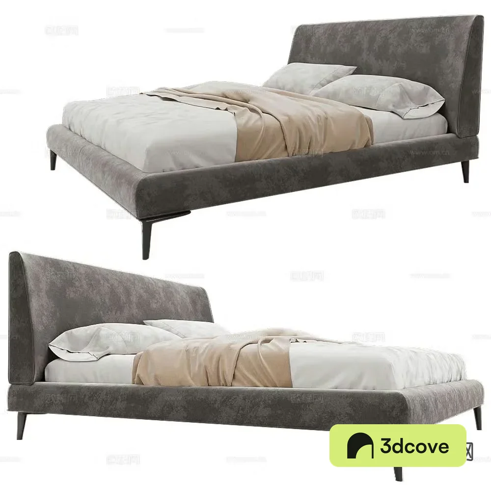 Partisan double bed