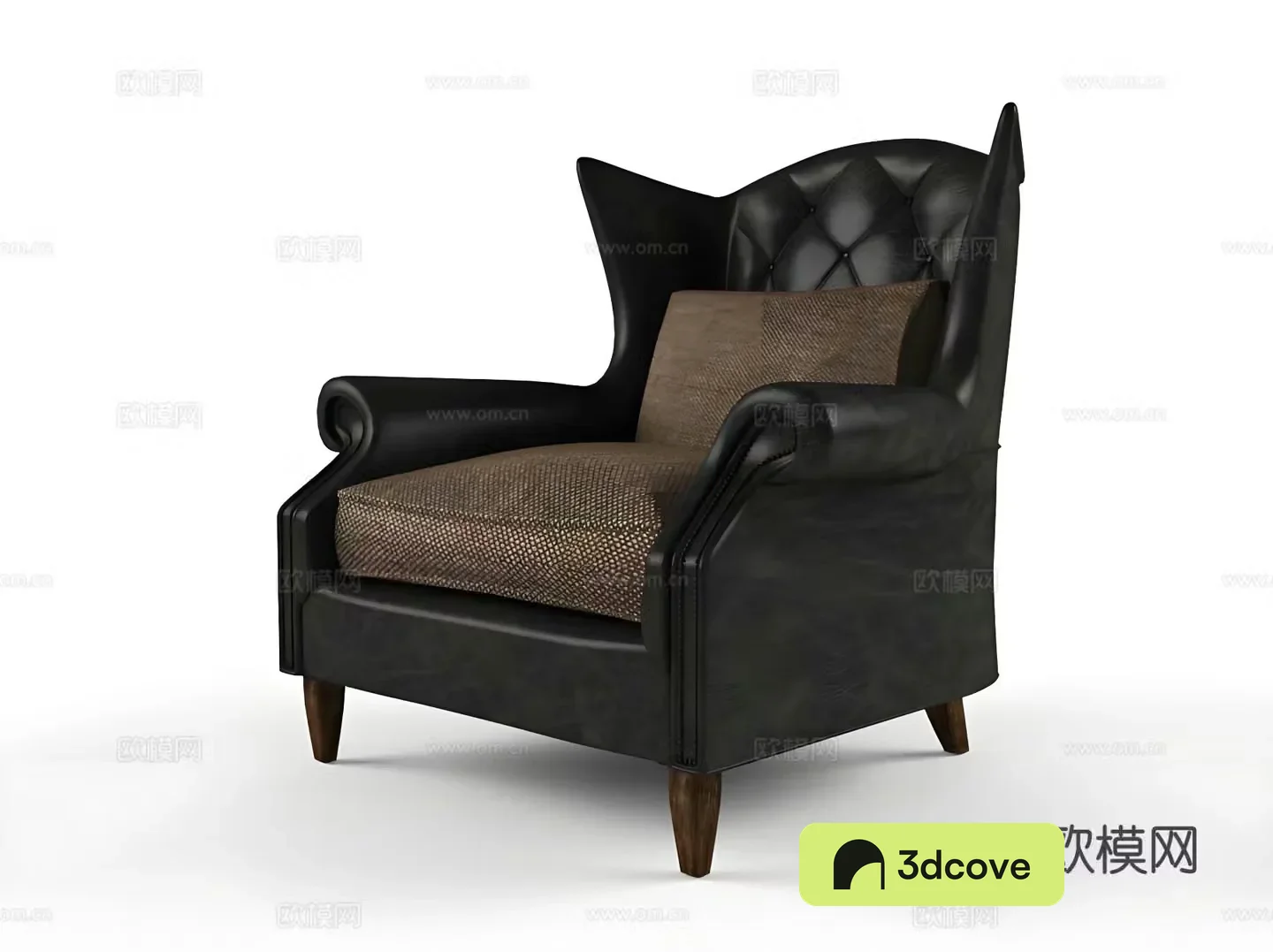 European style single sofa leisure sofa