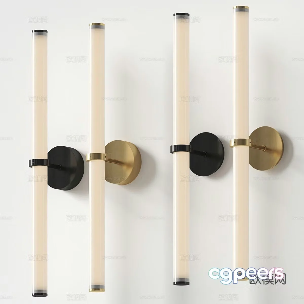 New Chinese wall light 3D model