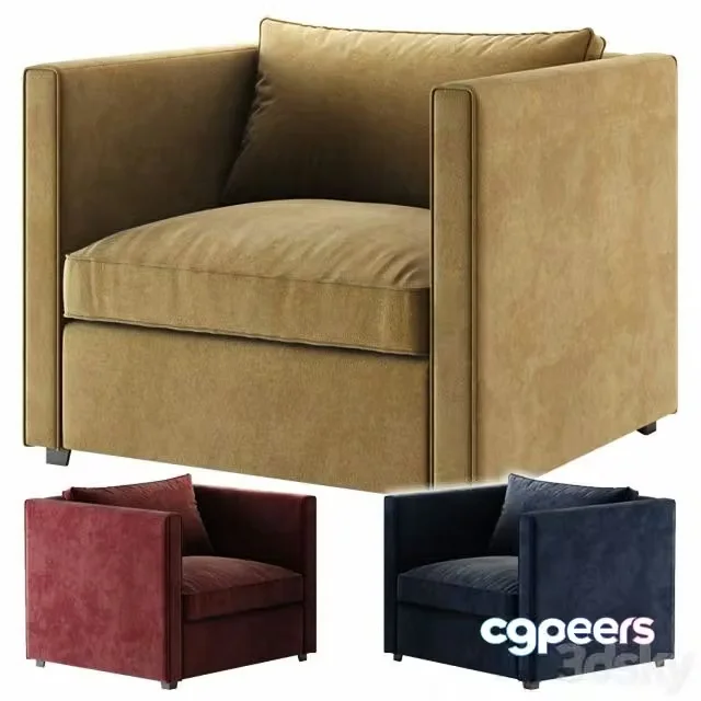 3ds Max Free – Crate and Barrel Torrey Chair