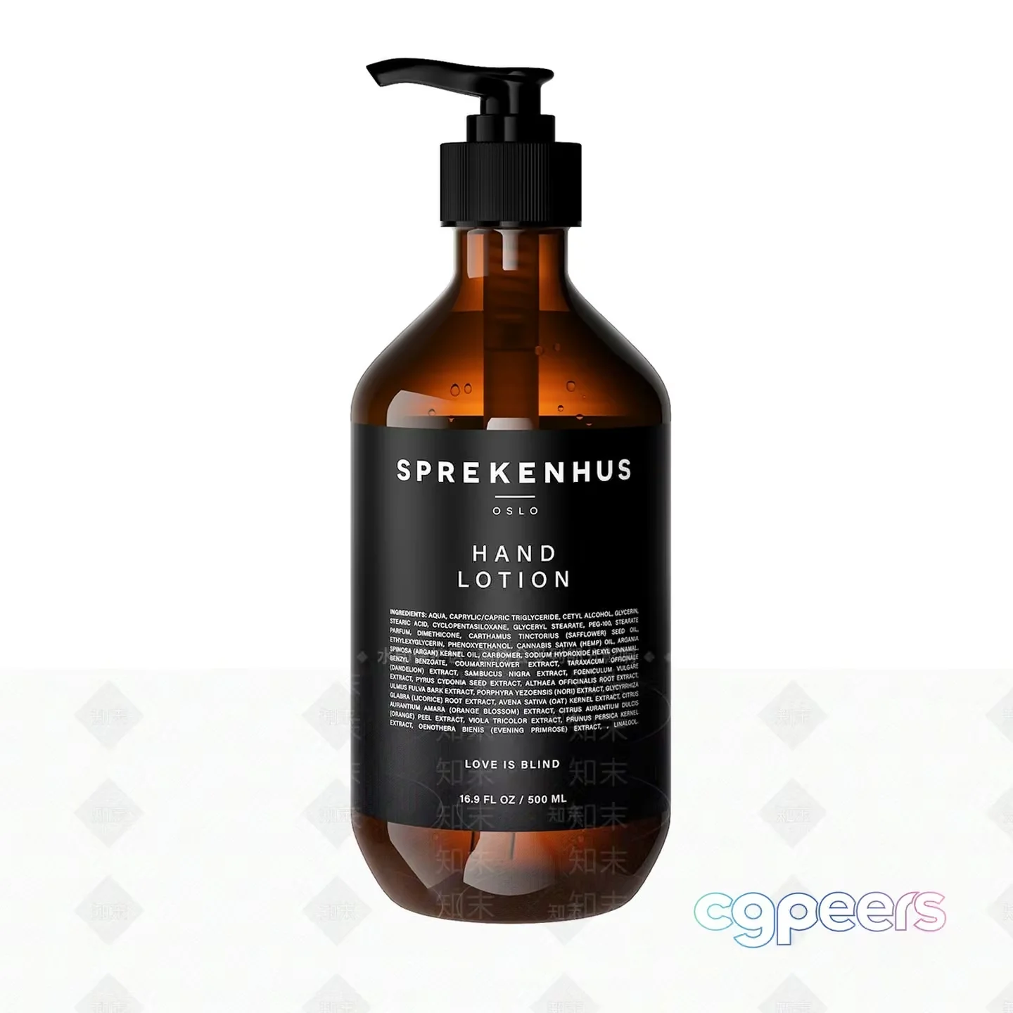 Hand Lotion Bottle 3D Model – 18269 – VRAY Render