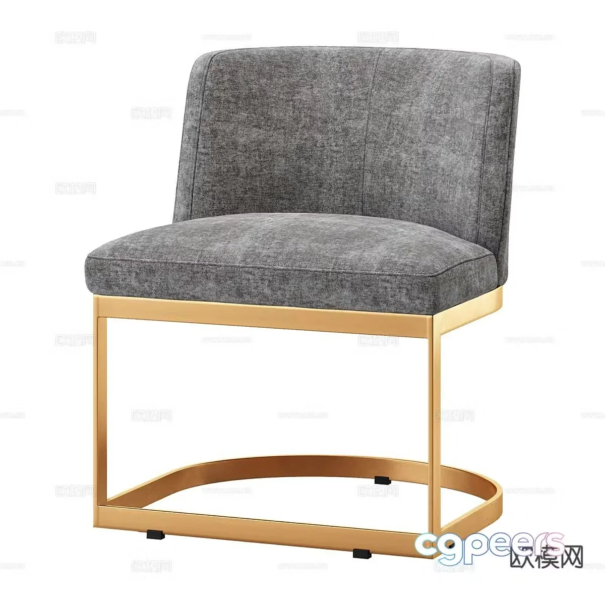 Modern chair leisure chair 3d model