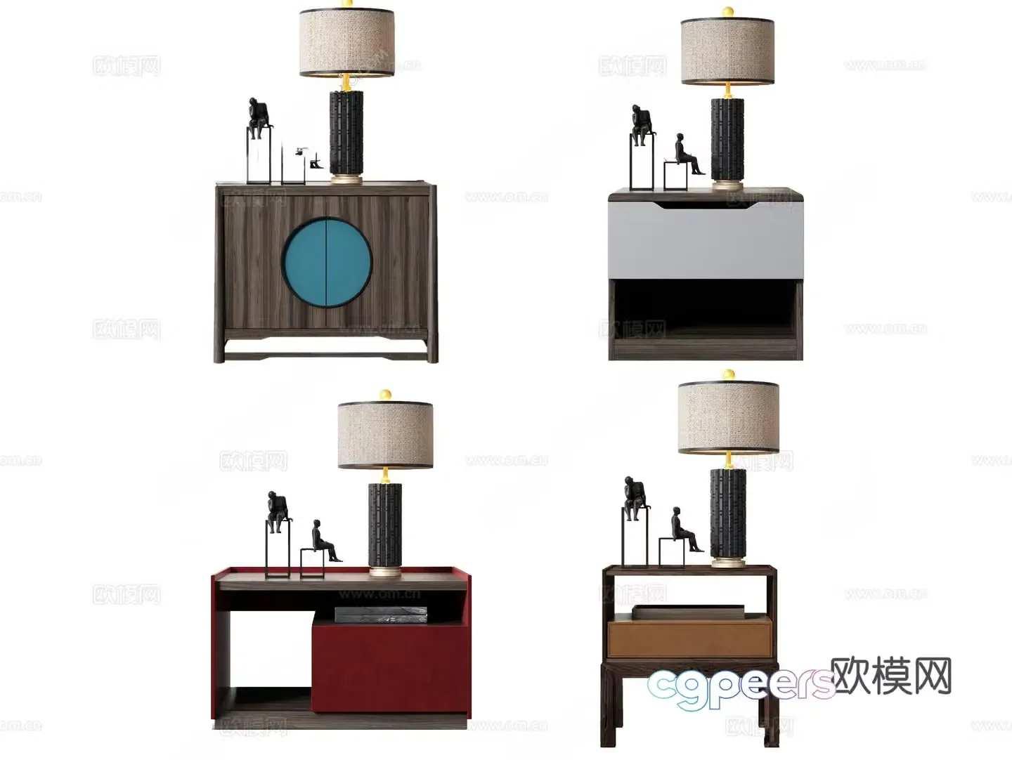 bedside table 3d model