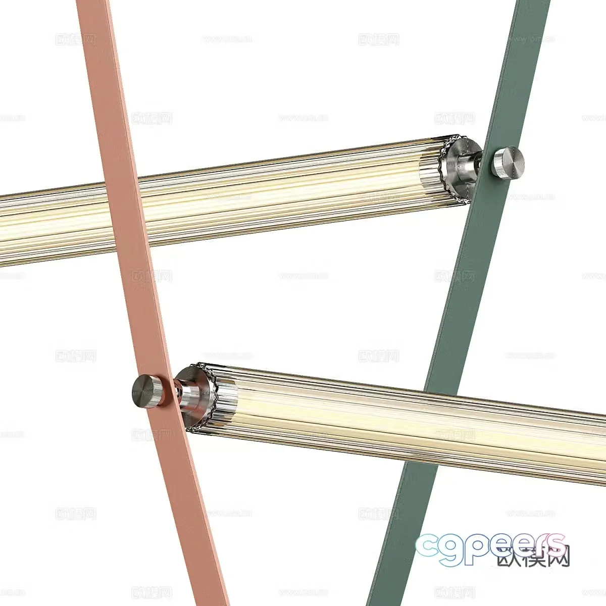 Modern Italian light luxury Wireline chandelier 3d model