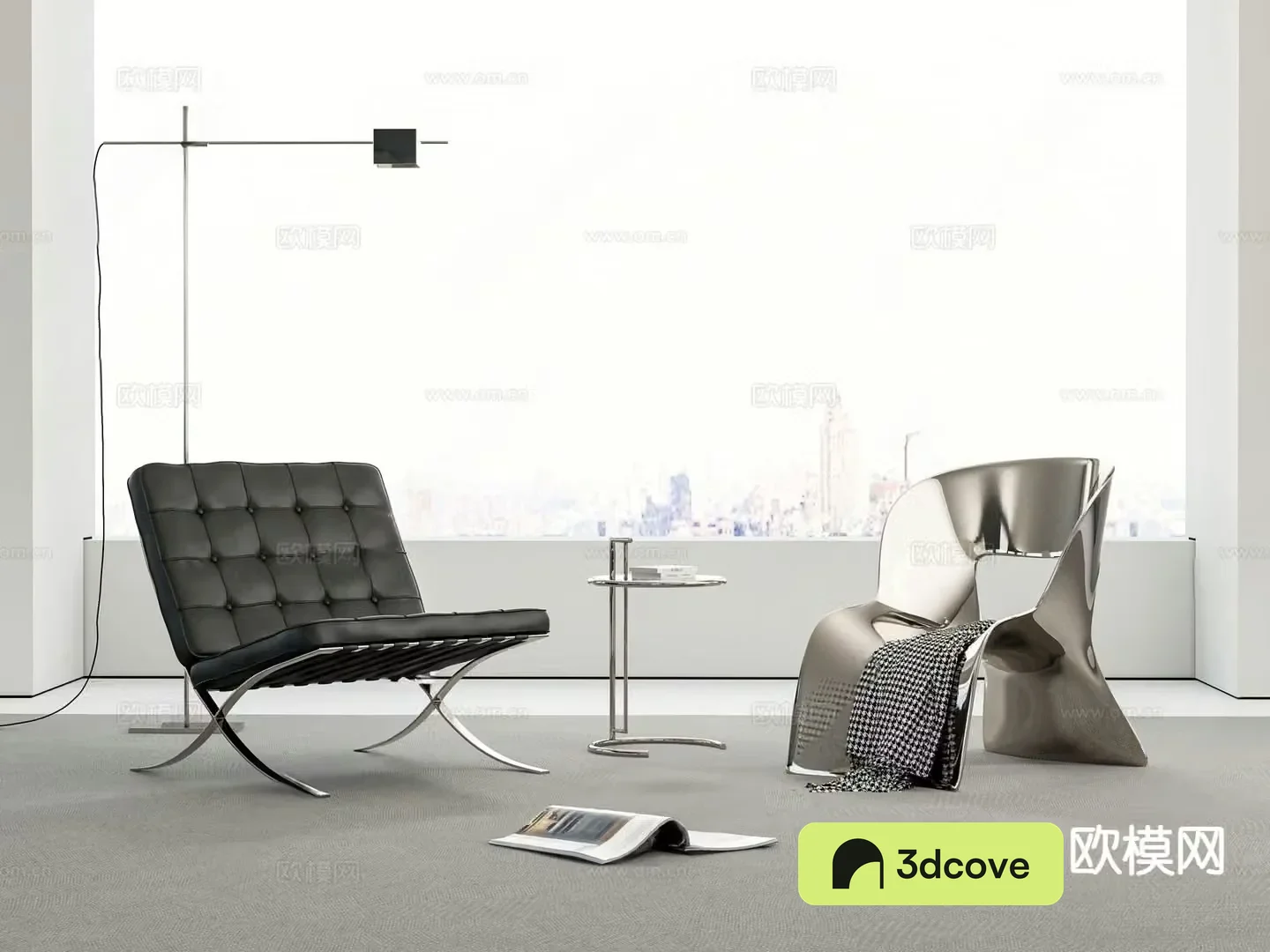 Modern chair leisure chair