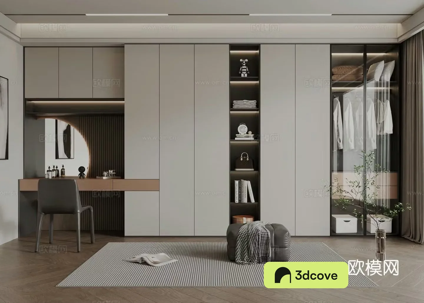Modern Italian wardrobe
