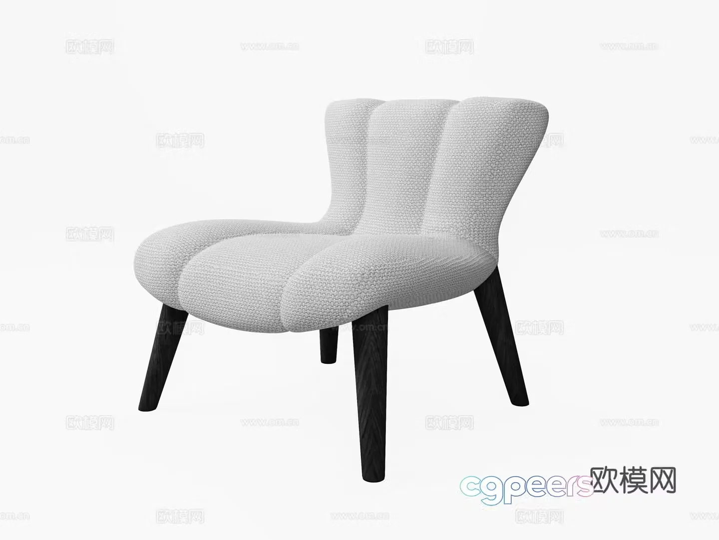 Casual sofa 3d model