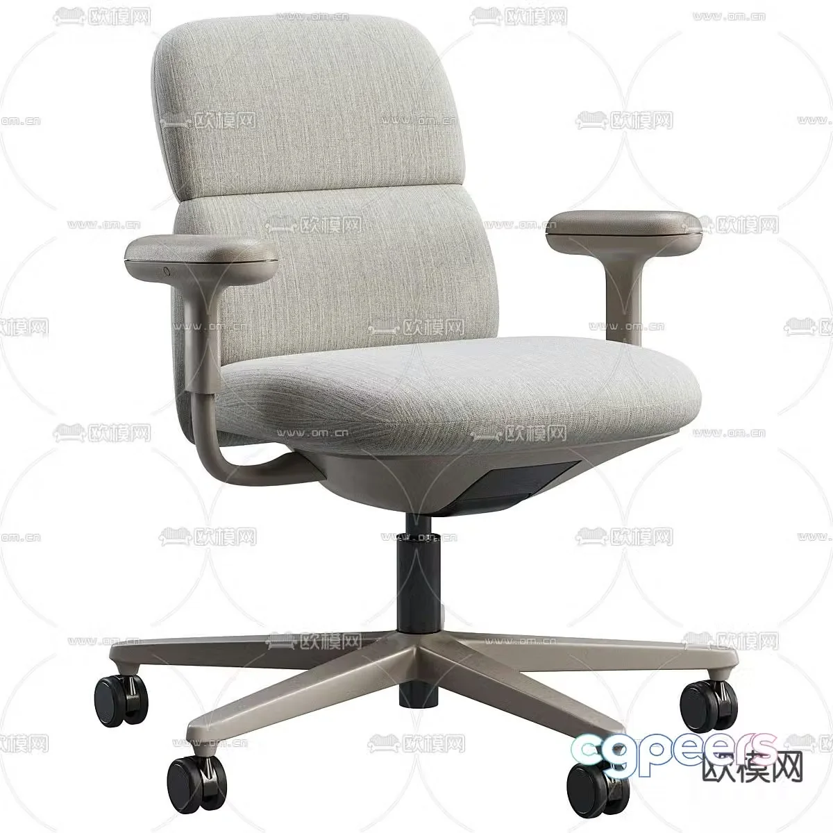 Office chair conference chair staff chair 3d model