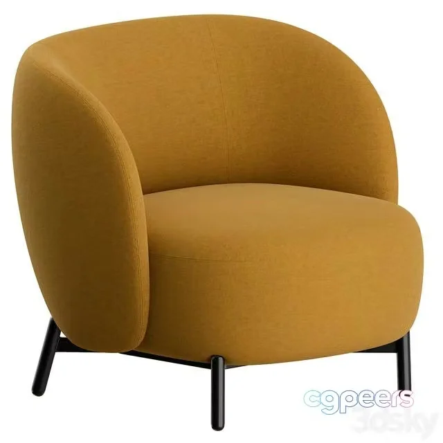 3ds Max Free – Lunam Armchair by Kartell