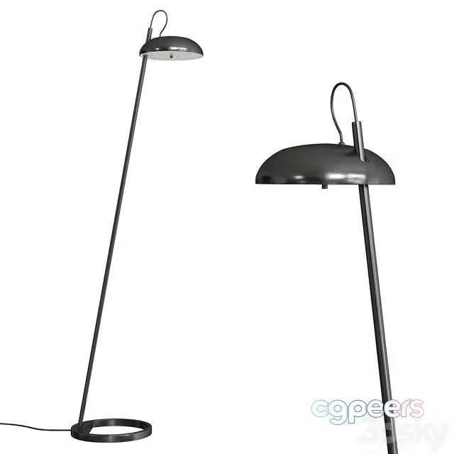 3ds Max Free – Versale Floor lamp Black