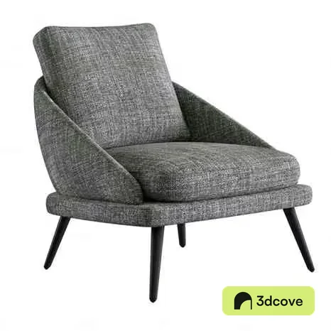 Gray Upholstered Chair