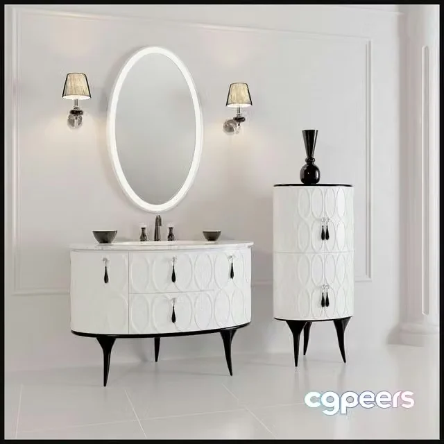 3ds Max Free – Bathroom furniture TESSORO NEO