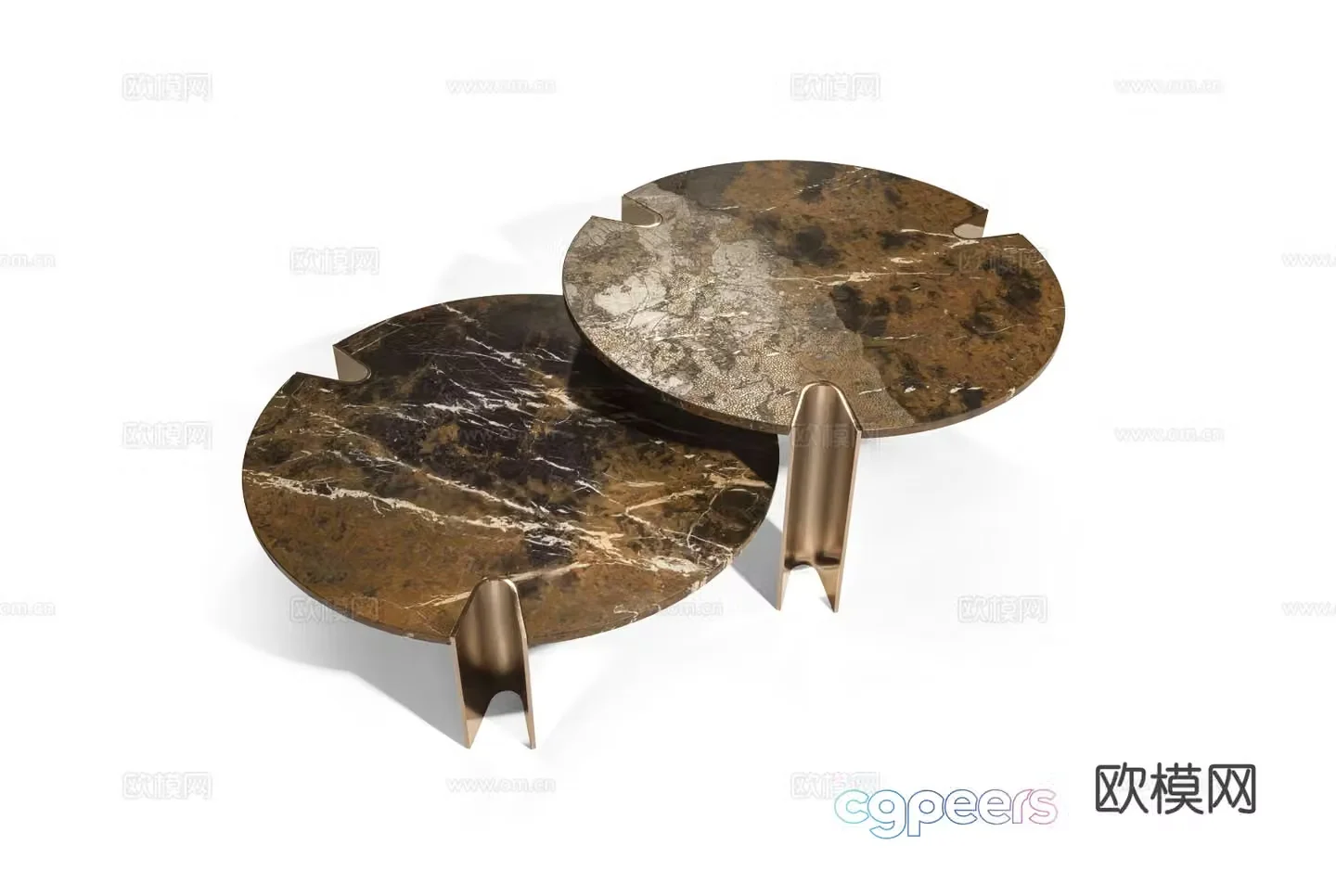 Visionnaire EGMONT coffee table 3d model