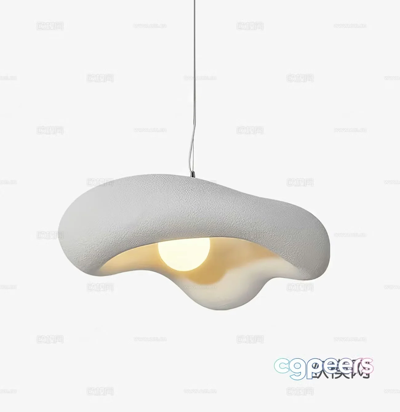 Medium restaurant chandeliers medium restaurant ceiling white gypsum ceiling small chandeliers restaurant chandeliers 3D model