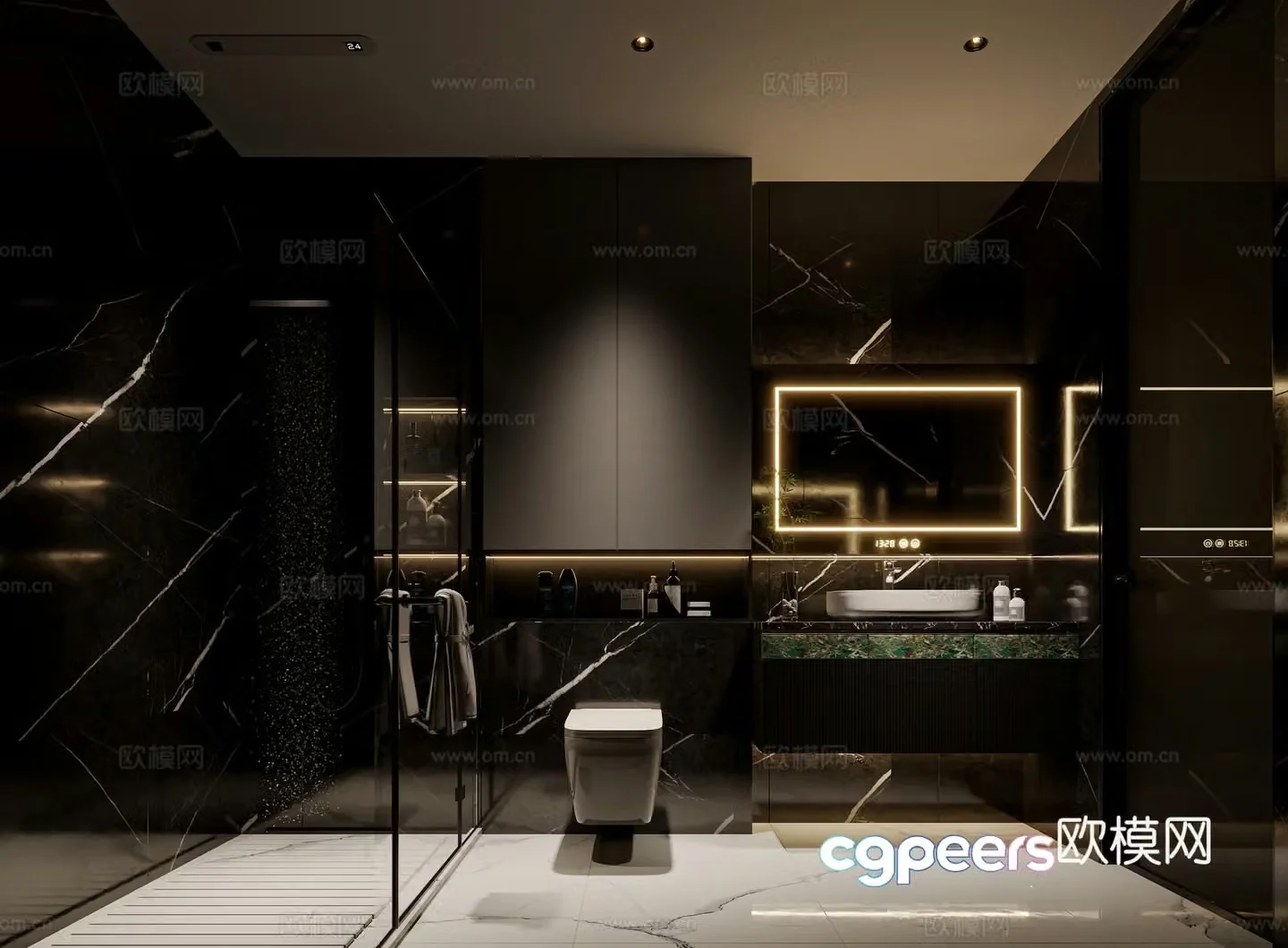 Modern bathroom 3d model