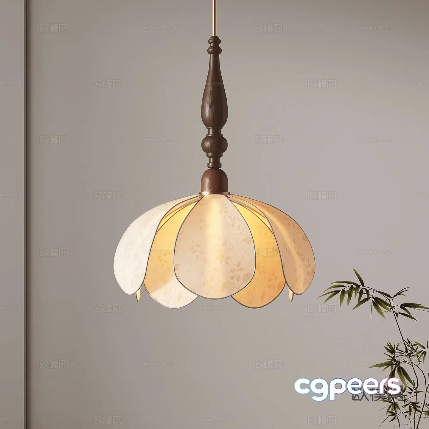 3D model of medieval style chandelier
