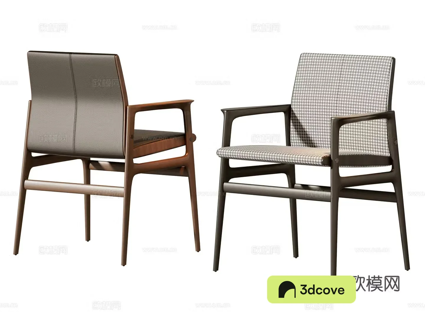 Modern single chair dining chair